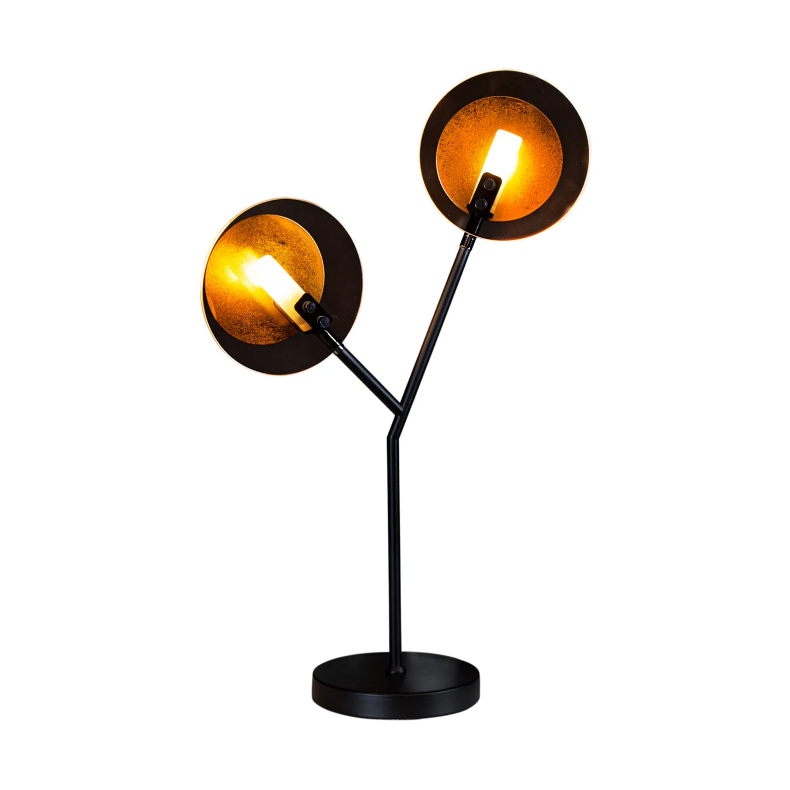 Turno table lamp 59 cm, Matte black-gold By Rydéns