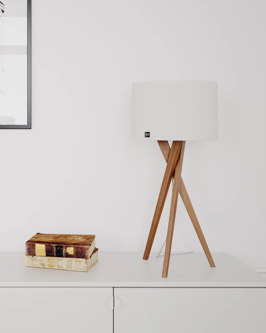 Vega table lamp55 cm, Waxed oak-white By Rydéns
