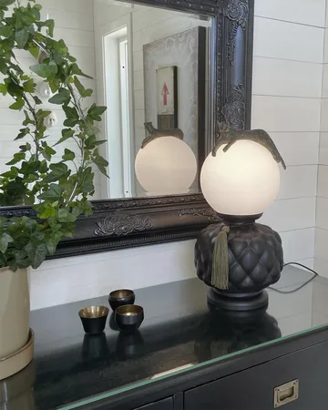 Viva La Diva bordslampa 45 cm - Svart-matt vit - By Rydéns