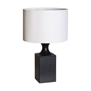 Woody table lamp 41 cm - Black-white - By Rydéns