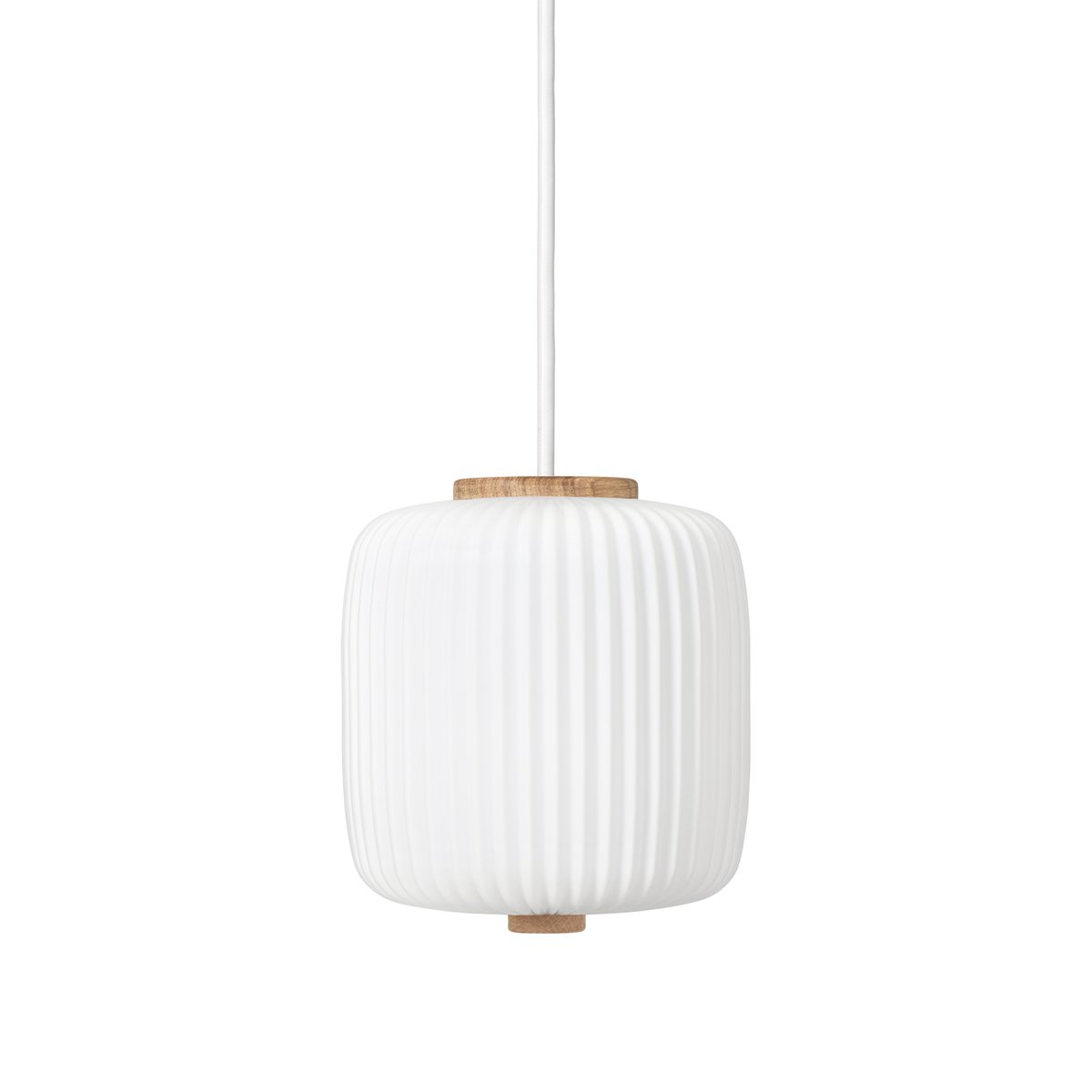 Carl Hansen & Søn EK61 Pendelleuchte Ø16 cm Opal-oiled oak