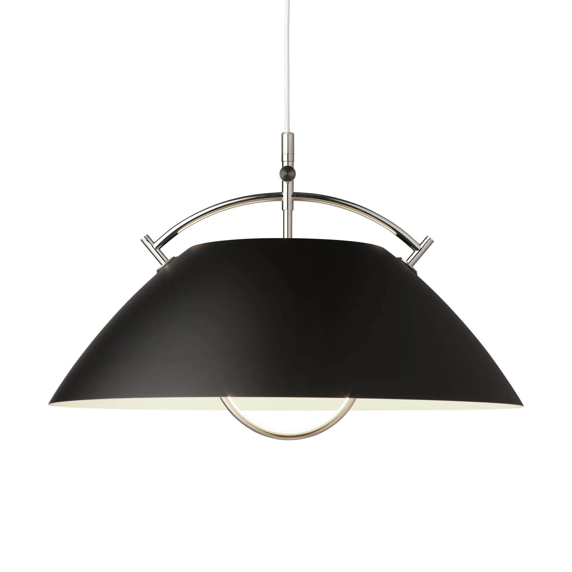 HJW37 The Pendant ohne Höhenverstellung, Black-nickel Carl Hansen & Søn