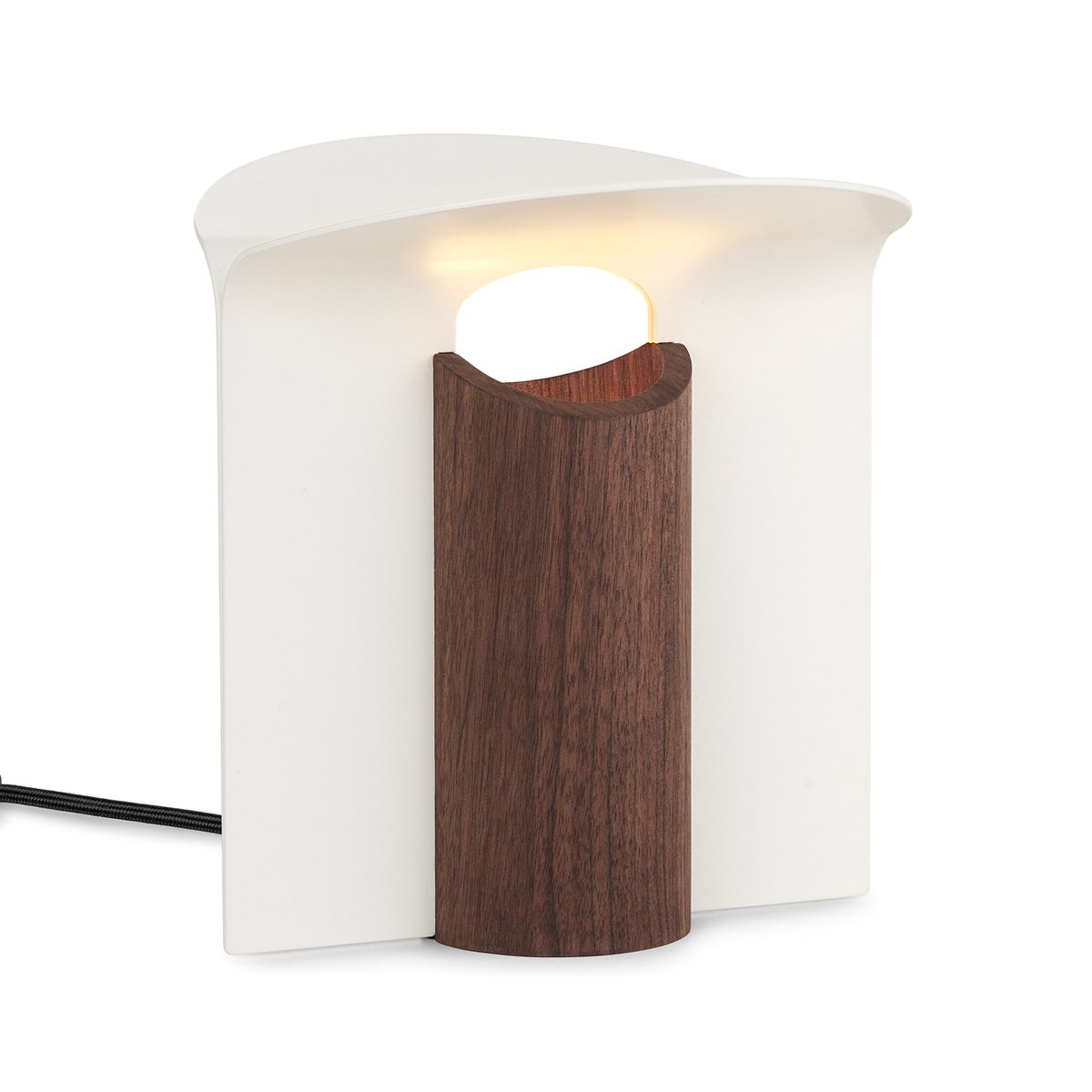 Carl Hansen & Søn RF200 Petal table lamp, Black oak-white