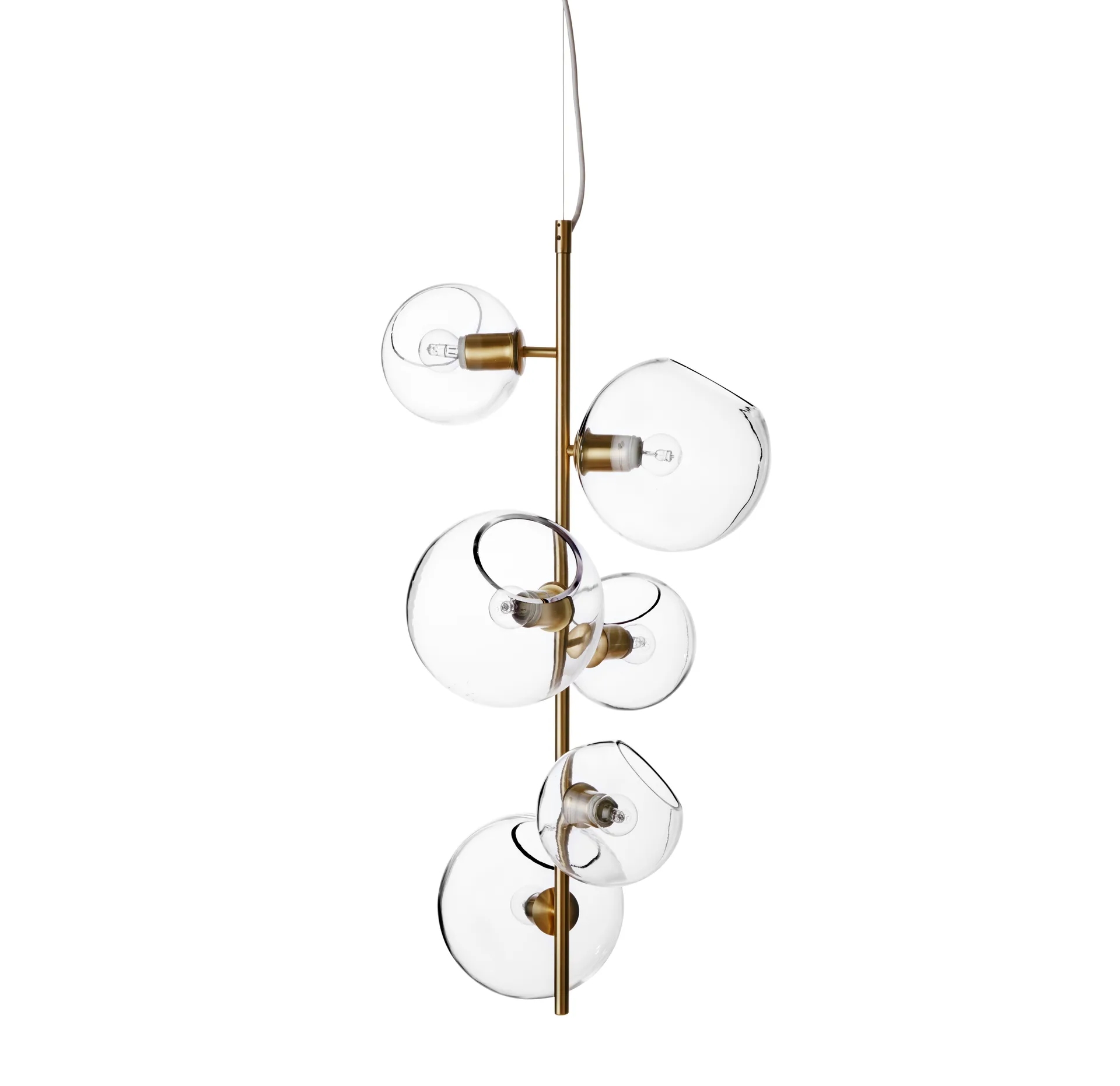 Göte ceiling lamp, brass CO Bankeryd