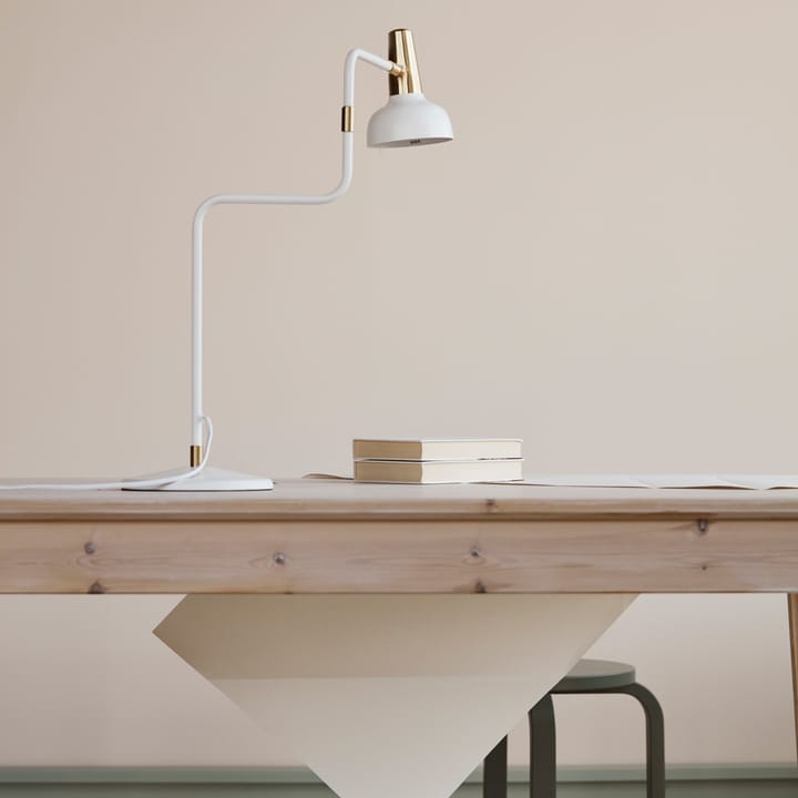 Ray Tischleuchte, Schwarz, Nickeldetails CO Bankeryd