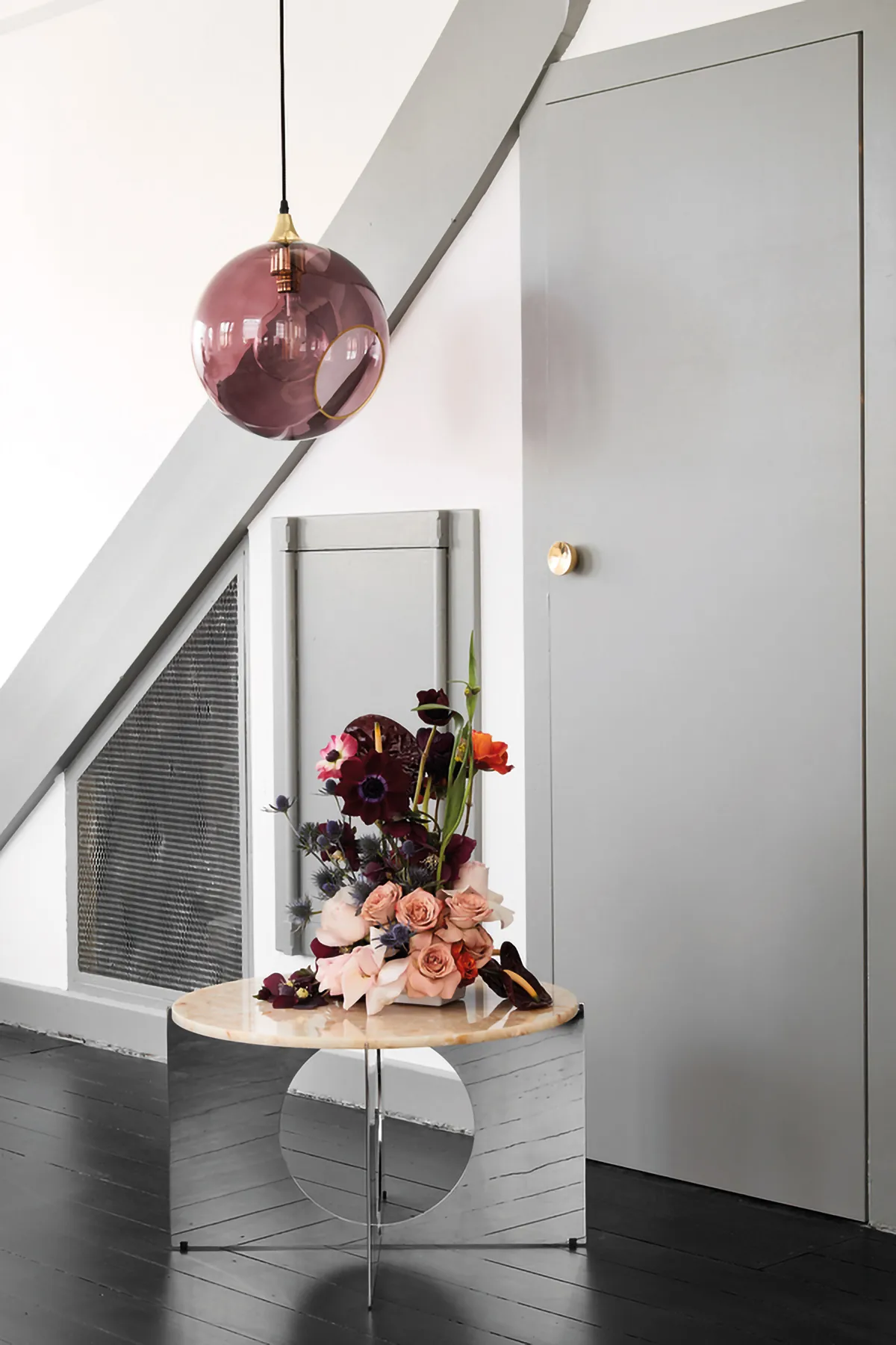 Ballroom Pendelleuchte XL Ø32 cm, Purple rain Design By Us