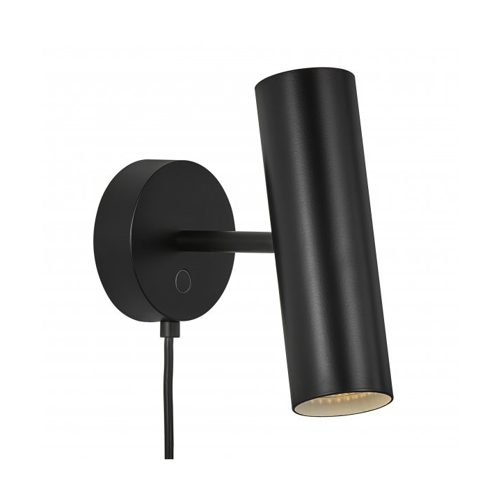 Design For The People MIB wall lamp 20 cm Black