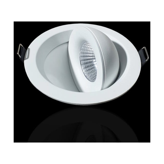 Designlight Downlight Future inklusive Treiber Ø10,5 cm - Weiß - Designlight