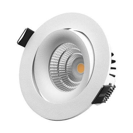Designlight Designlight Downlight kippbar inklusive Treiber Ø9 cm Weiß