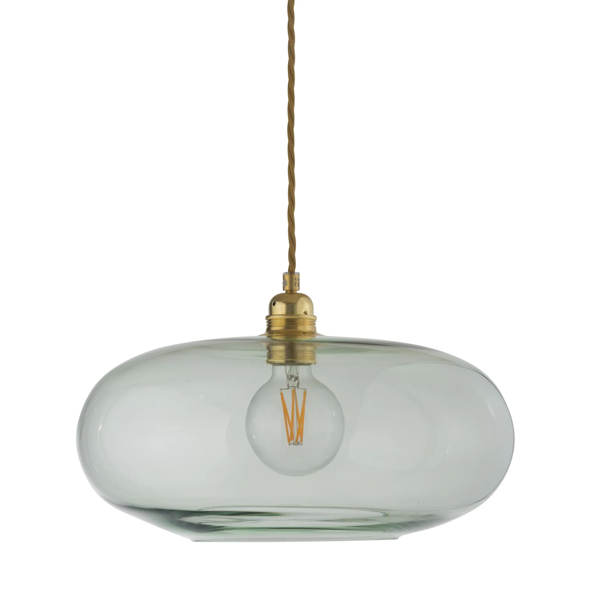 Horizon ceiling lamp Ø 36 cm, forest green EBB & FLOW