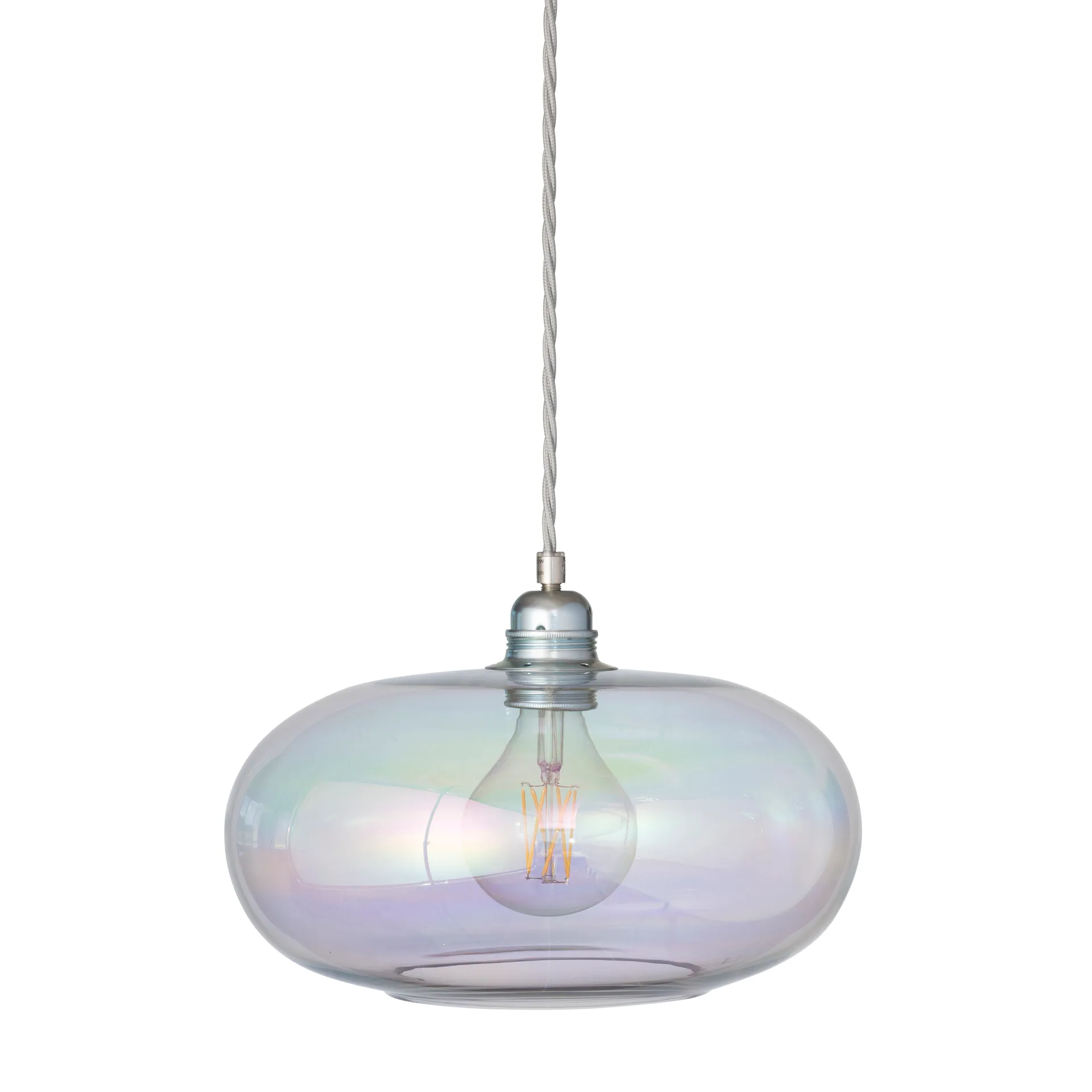 Horizon taklampa Ø 29 cm, Chameleon-silver EBB & FLOW