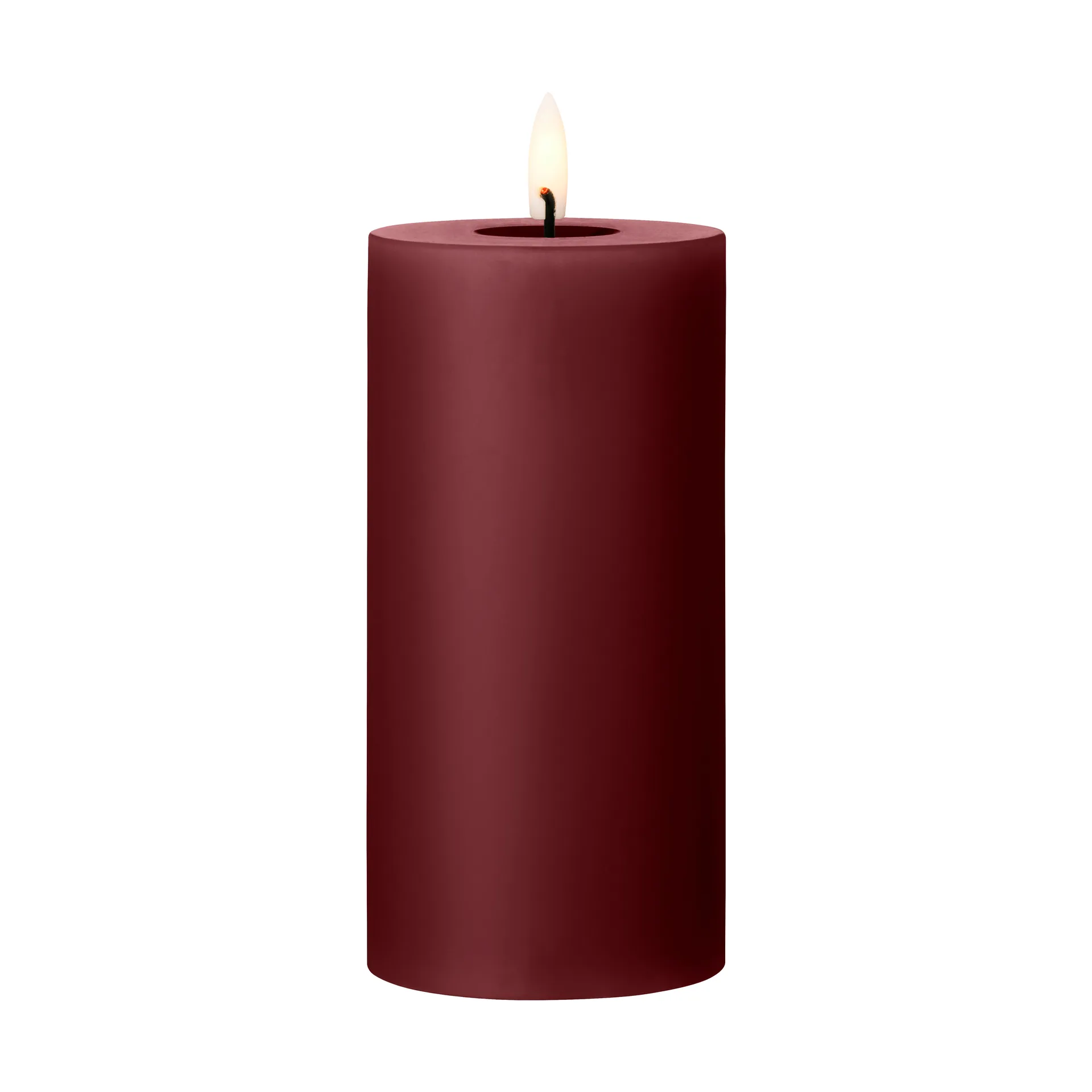 ester & erik blockljus LED, 44/2 Deep Wine, 15 cm ester & erik