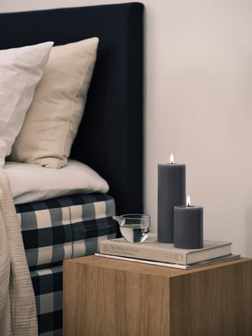 ester & erik blockljus LED - 74 Dark Slate, 10 cm - ester & erik