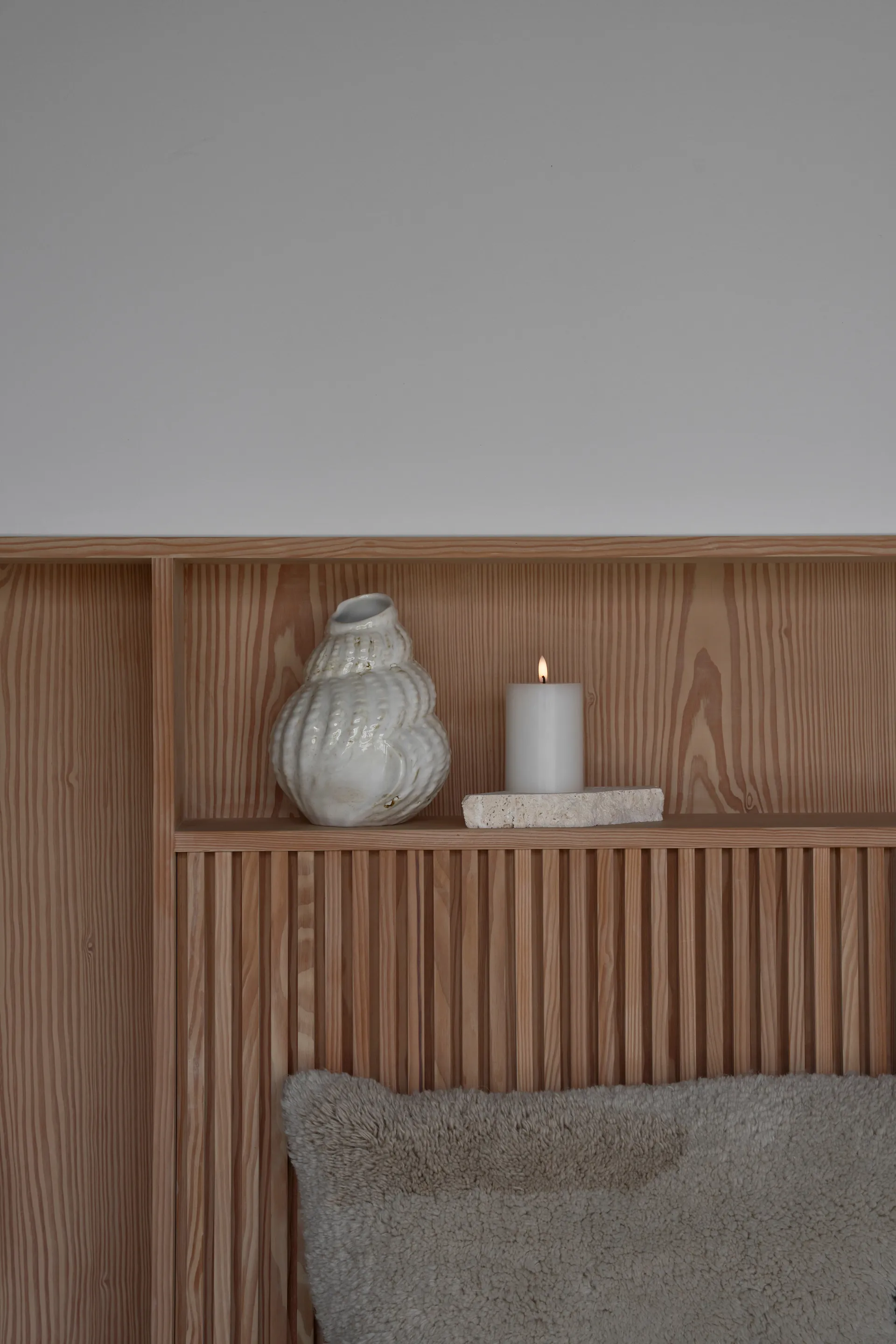 ester & erik pillar candle LED, 10 Silky, 10 cm ester & erik