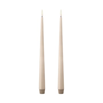 ester & erik Stabkerzen LED 30 cm 2er-Pack - 10 Ice Latte - ester & erik