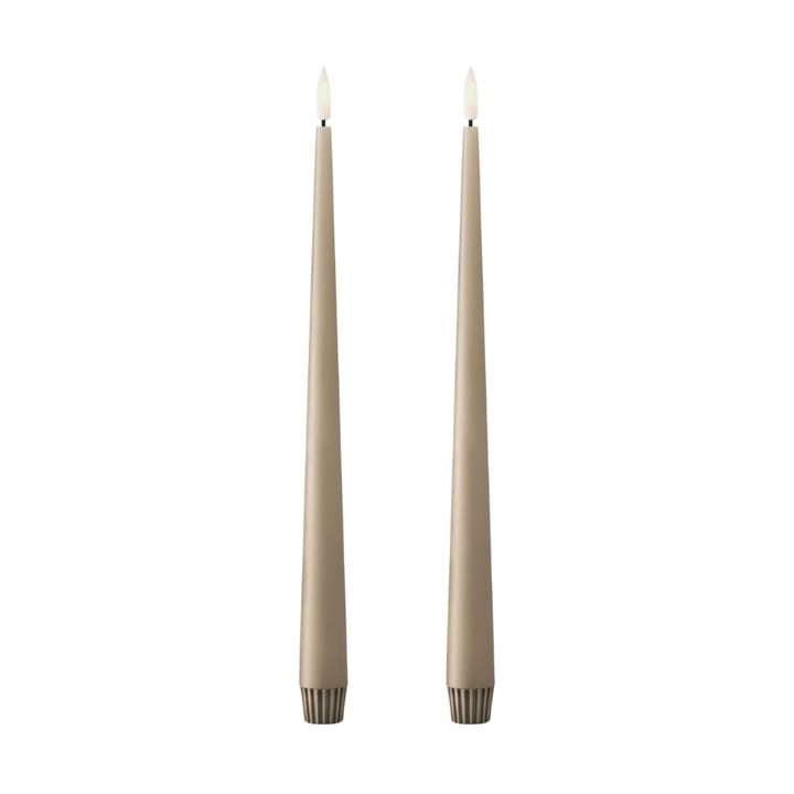ester & erik Stabkerzen LED 30 cm 2er-Pack - 17 Nougat note - Ester & erik