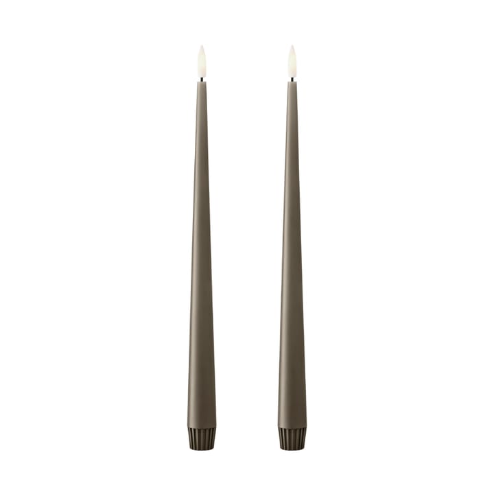 ester & erik Stabkerzen LED 30 cm 2er-Pack - 76 Caviar - Ester & erik