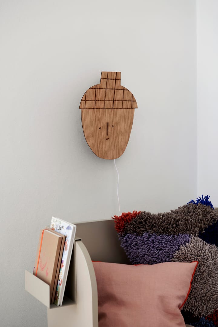 Acorn lamp vägglampa, Oljad ek Ferm Living