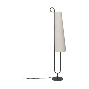 Ancora golvlampa - Black-Natural - Ferm Living