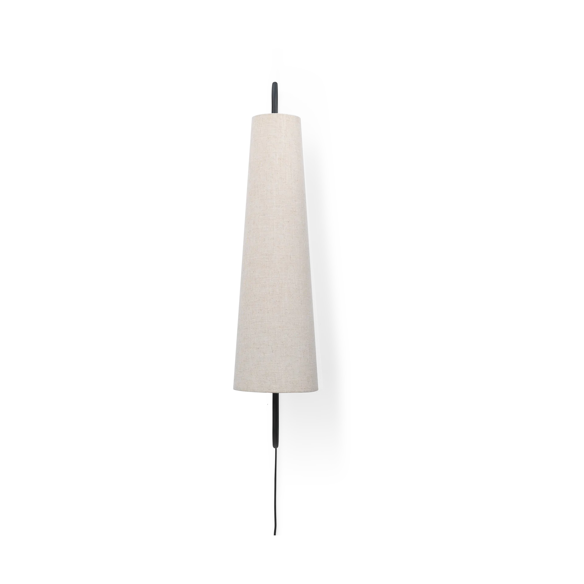 Ancora vägglampa, Black-Natural Ferm Living
