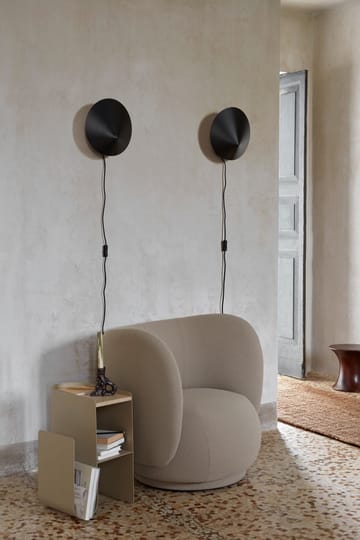 Arum wall scone vägglampa - Black - Ferm Living
