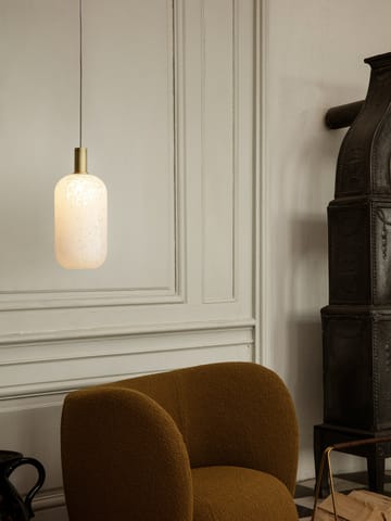 Casca Shade glass lamp shade tall Ø18.6 cm - Milk - Ferm Living