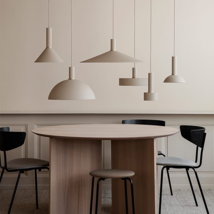 Collect Pendelleuchte, Cashmere, high, disc shade Ferm Living