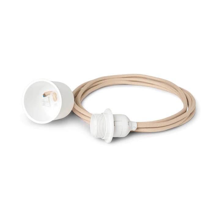 Ferm Living Lampenkabel Textil 2 m - Sand - Ferm Living
