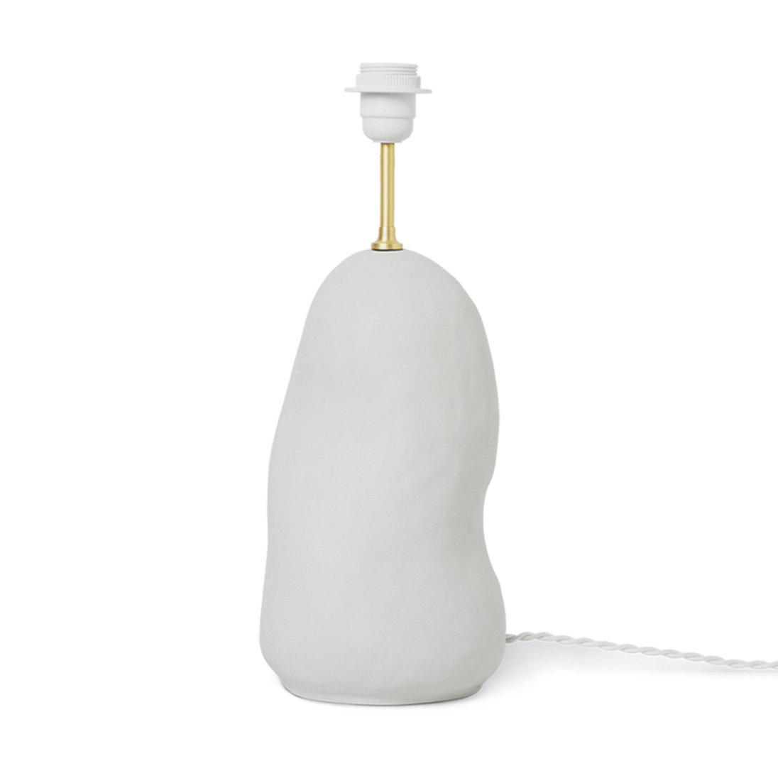 Ferm Living Hebe lamp base medium Off-white matt