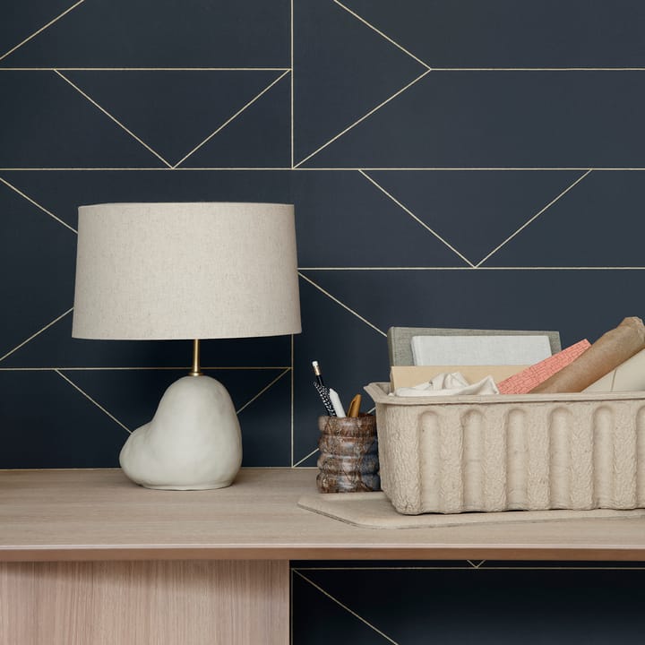 Hebe lamp base small, Off-white matt Ferm Living