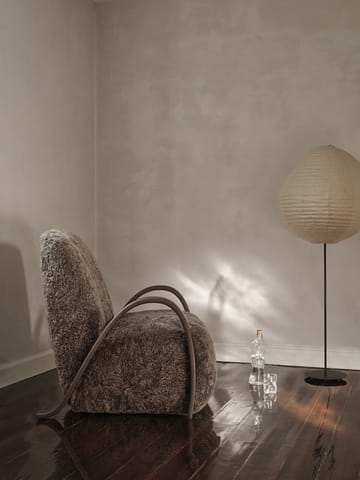 Kurbis floor lamp high - Natural-black - Ferm Living