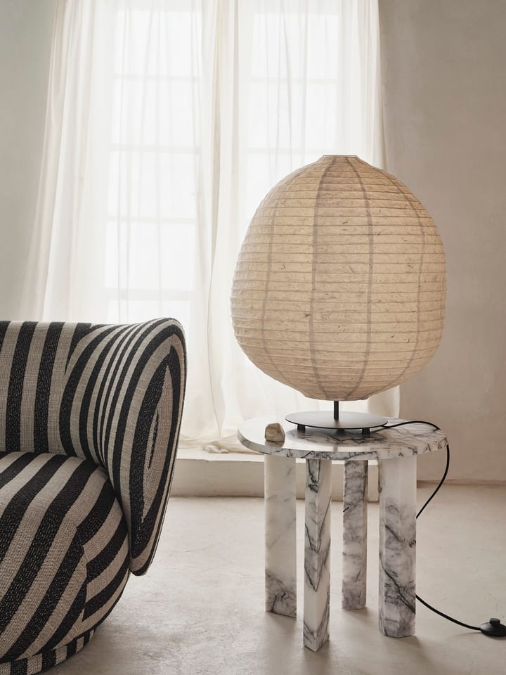 Kurbis floor lamp low, Natural-black Ferm Living