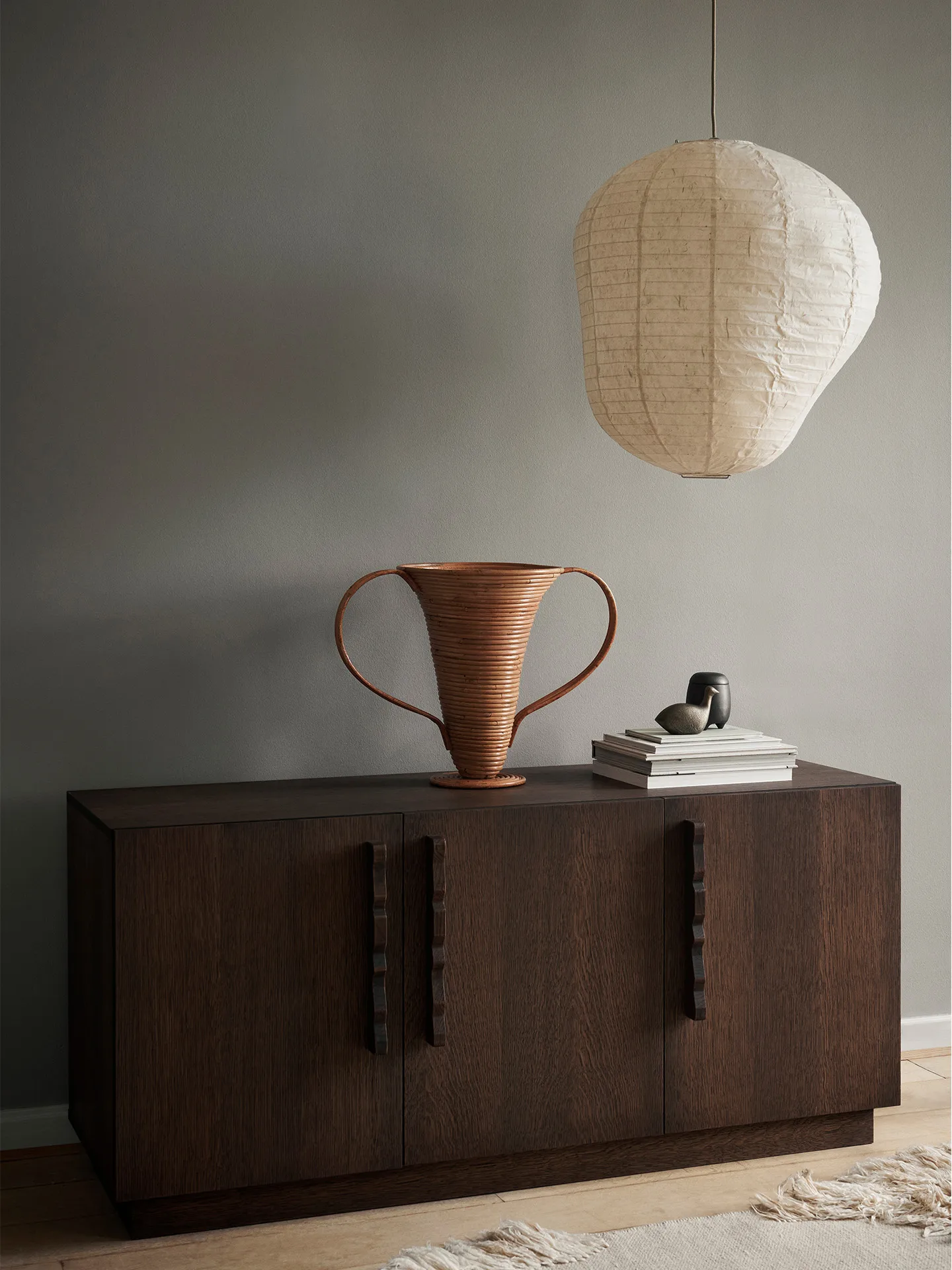 Kurbis lampskärm, 80 cm, Natural Ferm Living