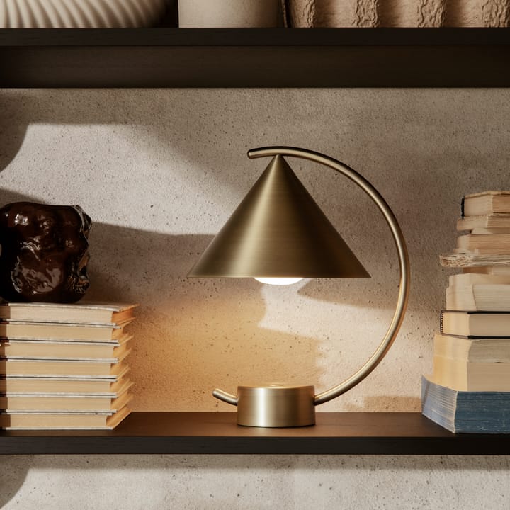 Meridian table lamp, brass Ferm Living