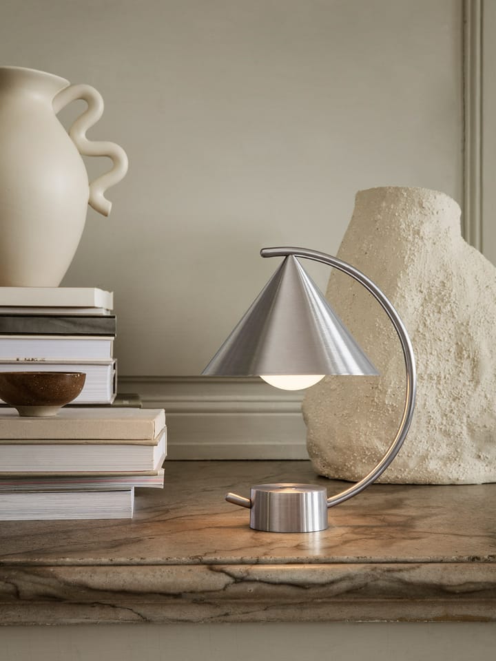 Meridian table lamp, Brushed Steel Ferm Living