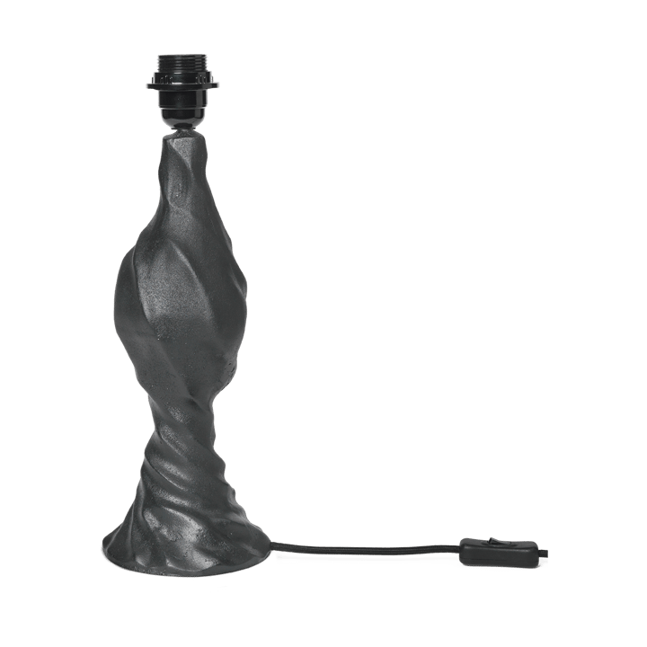 Moltan lamp base 40 cm - Black - Ferm Living