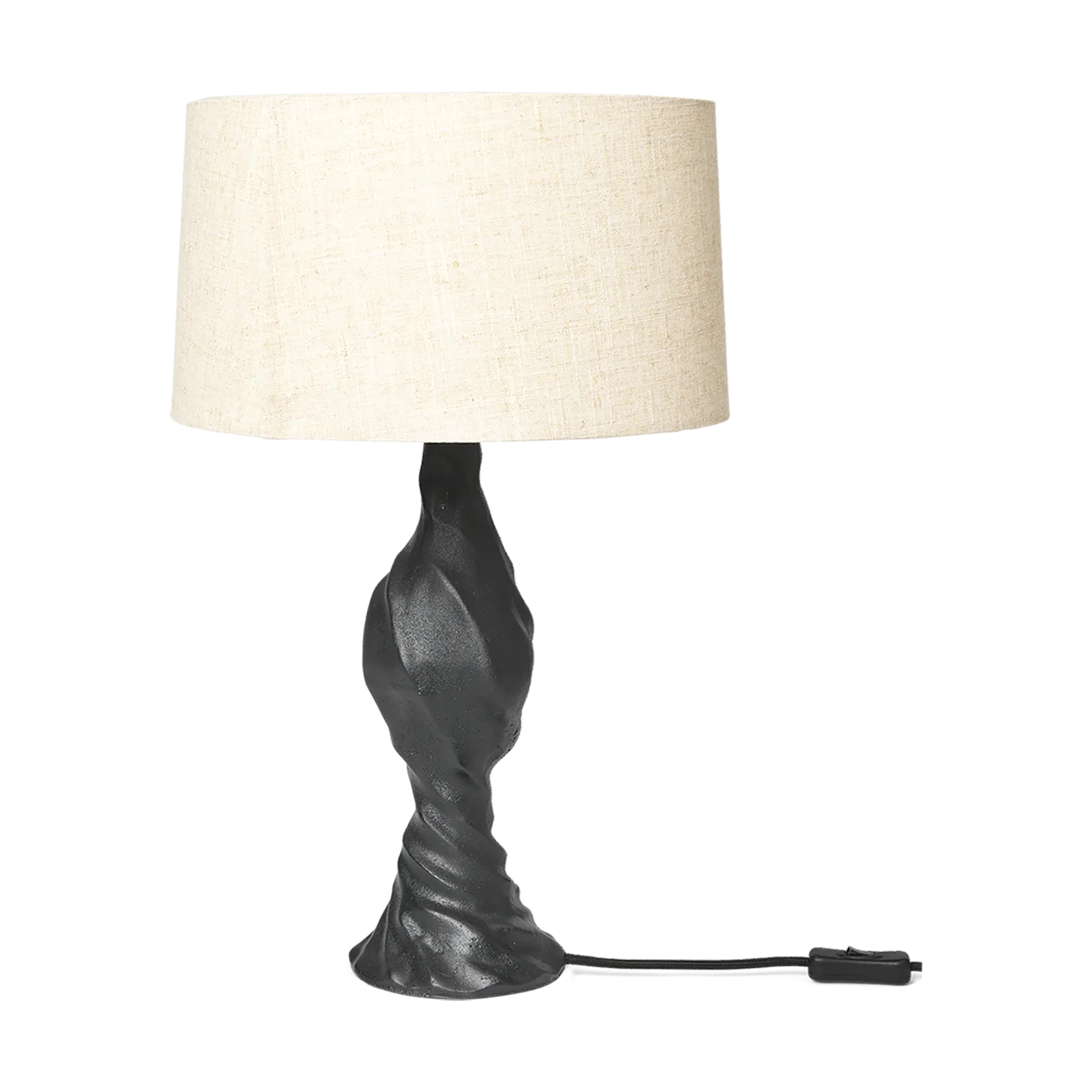 Moltan lampfot 40 cm, Black Ferm Living