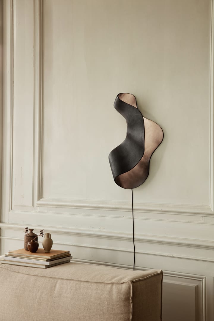 Oyster wall lamp, Black Ferm Living