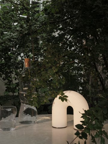 Vuelta portable table lamp - White - Ferm Living