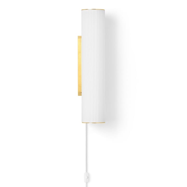 Vuelta wall lamp 40 cm - White-brass - Ferm Living