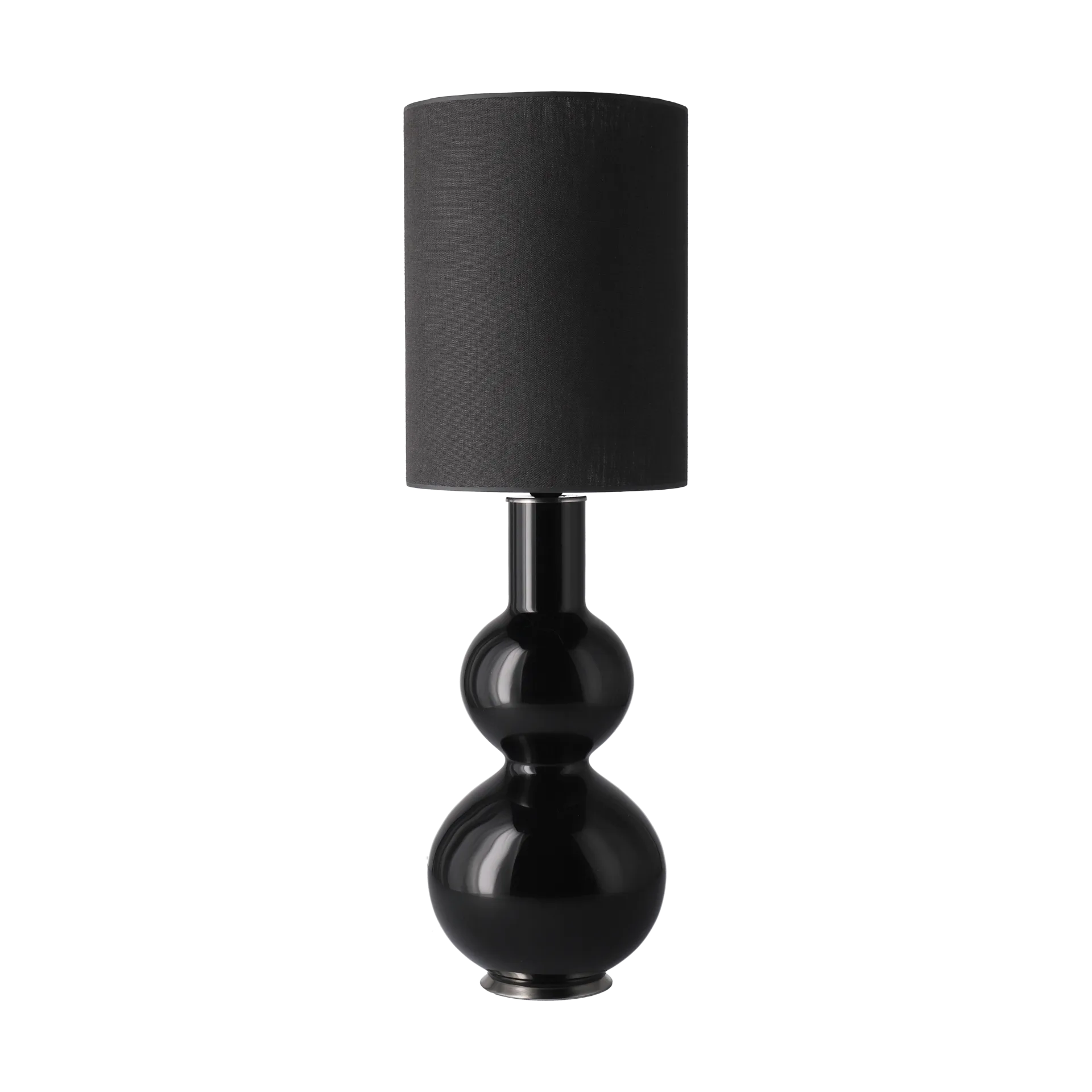 Augusta table lamp black lamp base, Lino Negro L Flavia Lamps