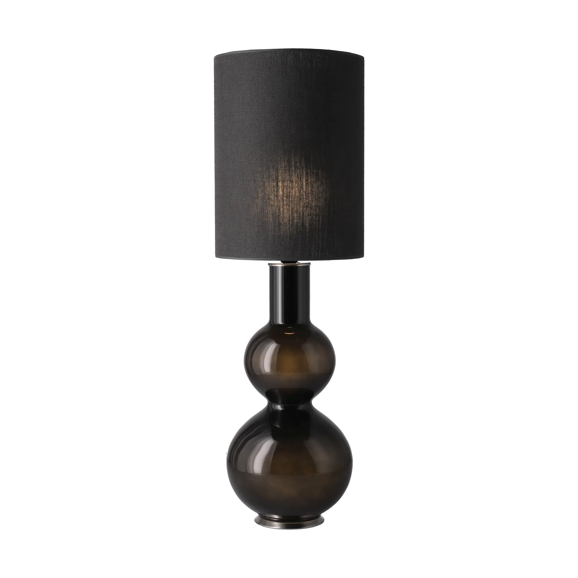 Augusta table lamp black lamp base, Lino Negro L Flavia Lamps
