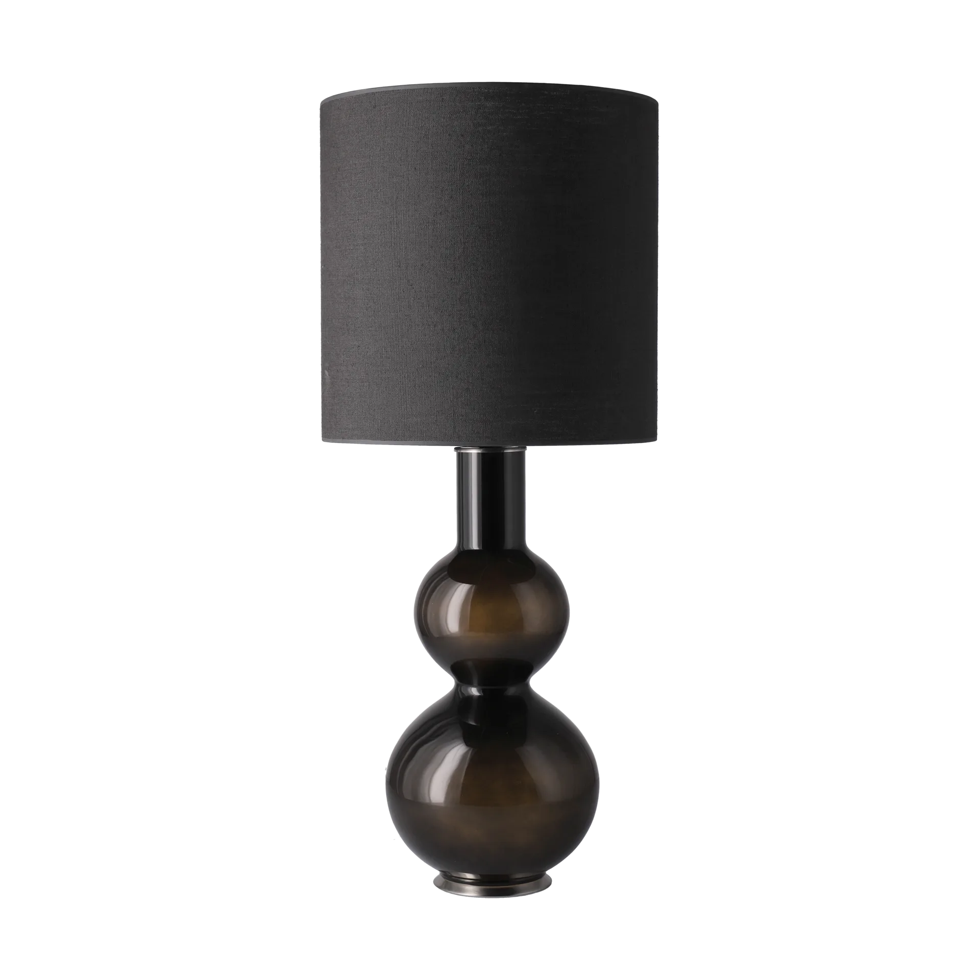 Augusta table lamp black lamp base, Lino Negro M Flavia Lamps