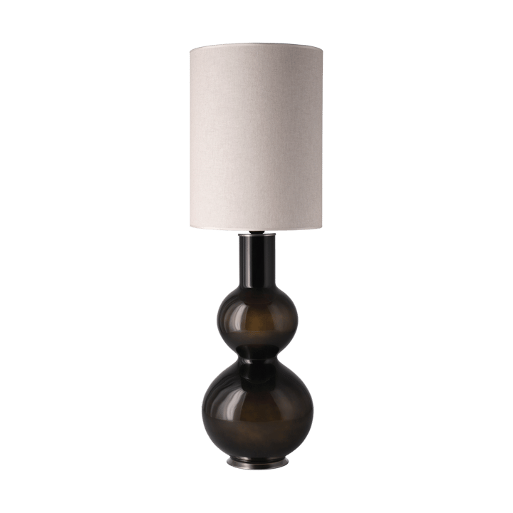 Augusta table lamp black lamp base, Milano Tostado L Flavia Lamps