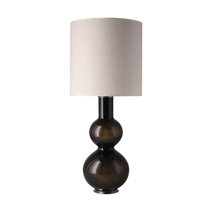 Augusta table lamp black lamp base, Milano Tostado M Flavia Lamps