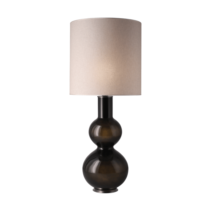 Augusta table lamp black lamp base, Milano Tostado M Flavia Lamps