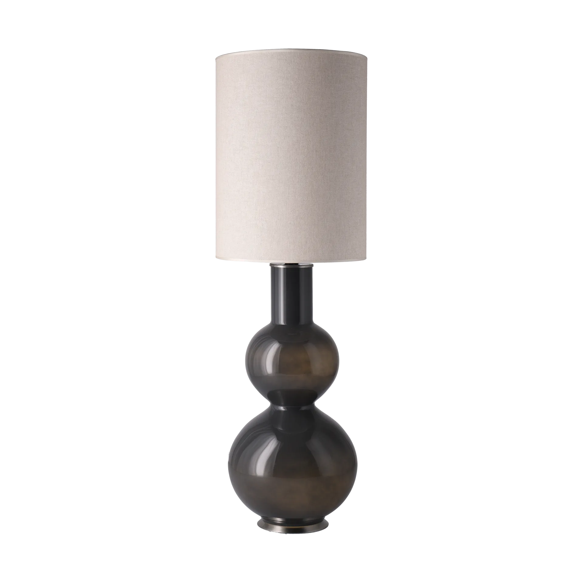 Augusta table lamp grey lamp base, Milano Tostado L Flavia Lamps