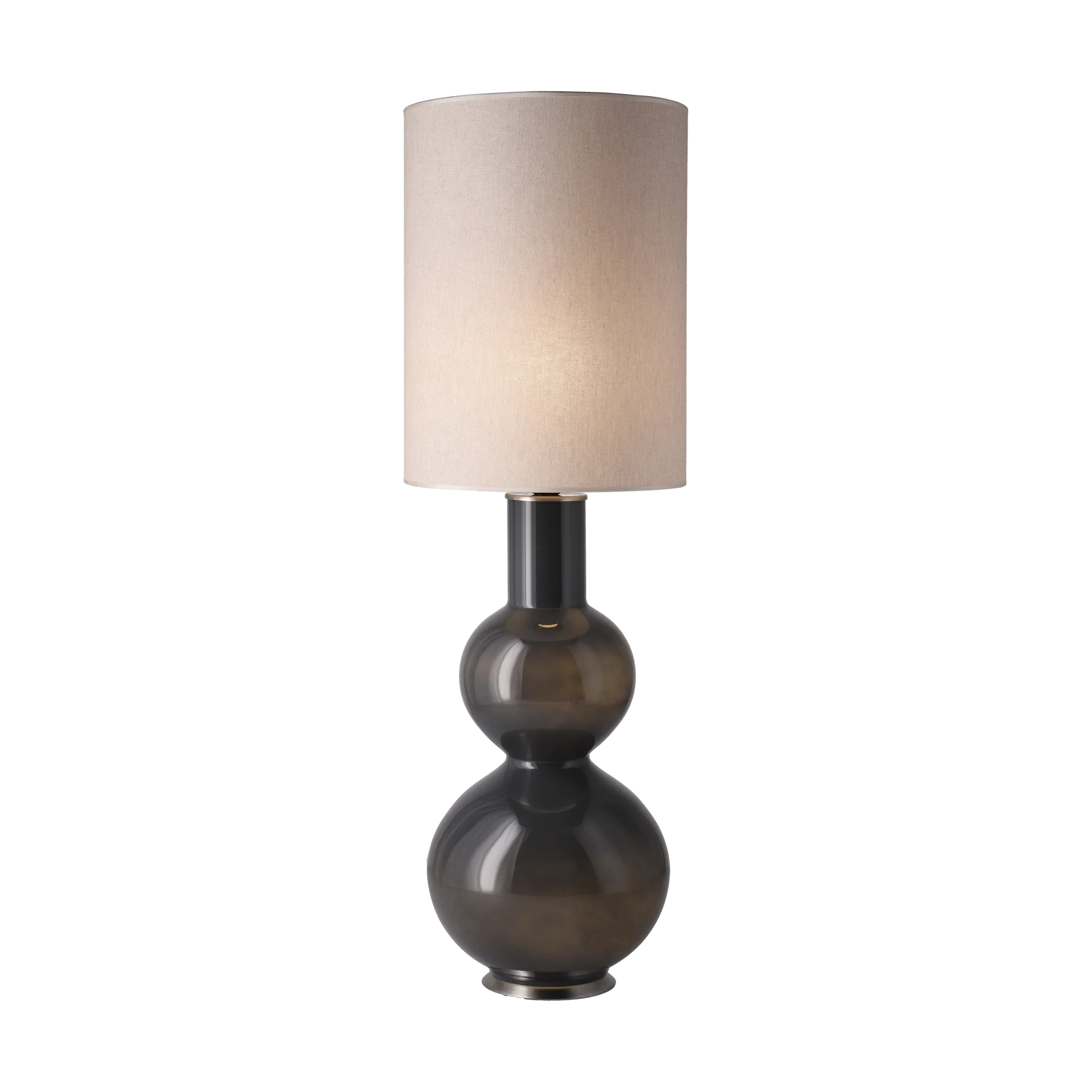 Augusta table lamp grey lamp base, Milano Tostado L Flavia Lamps