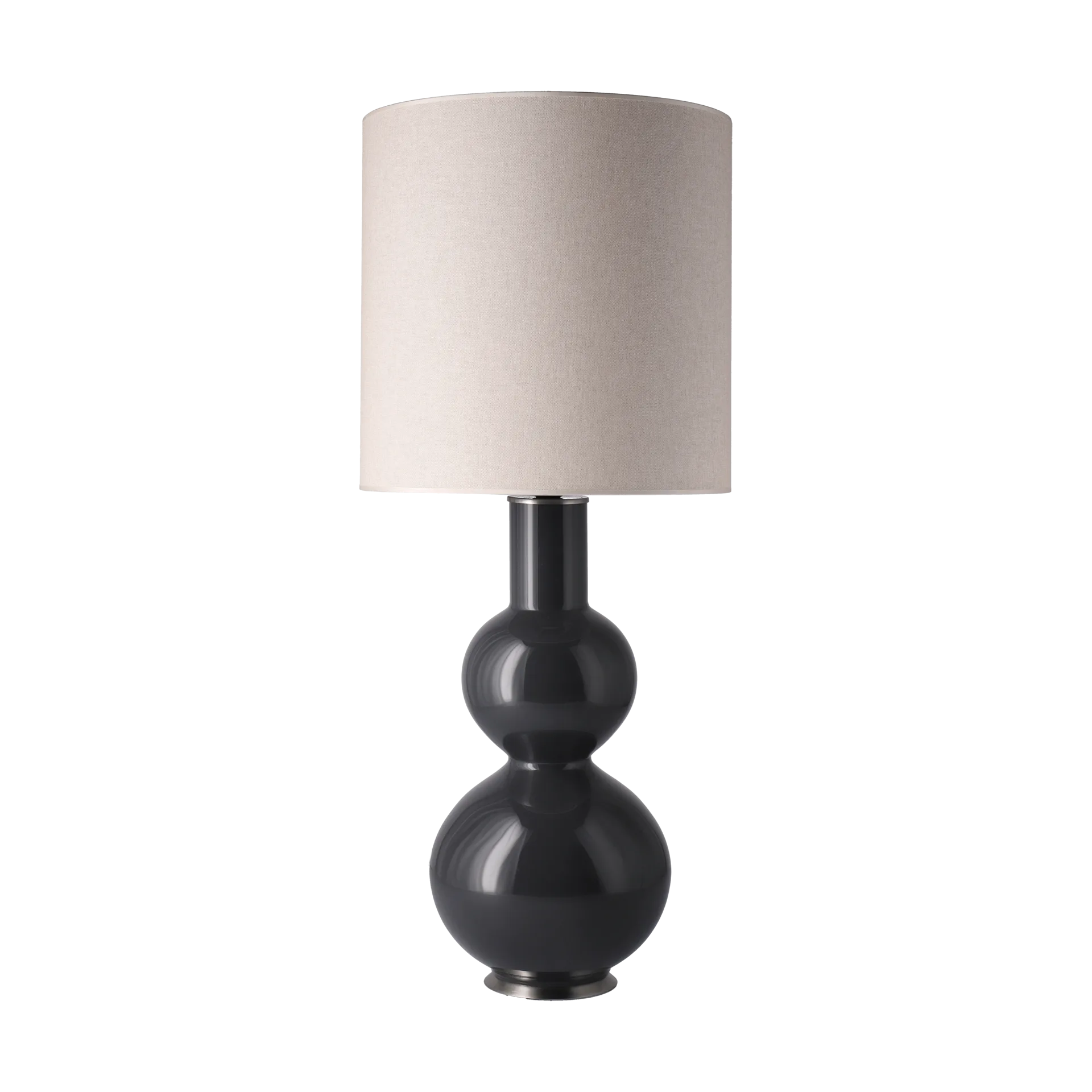 Augusta table lamp grey lamp base, Milano Tostado M Flavia Lamps