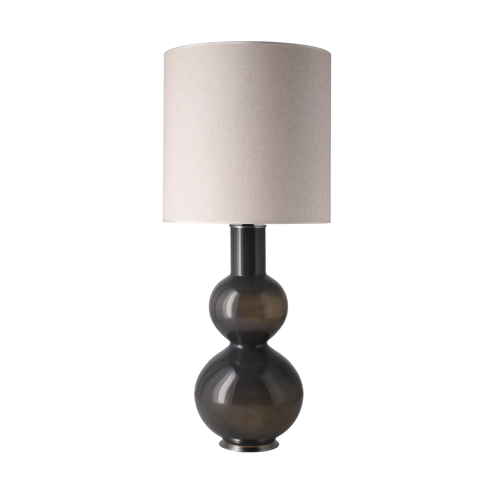 Augusta table lamp grey lamp base, Milano Tostado M Flavia Lamps